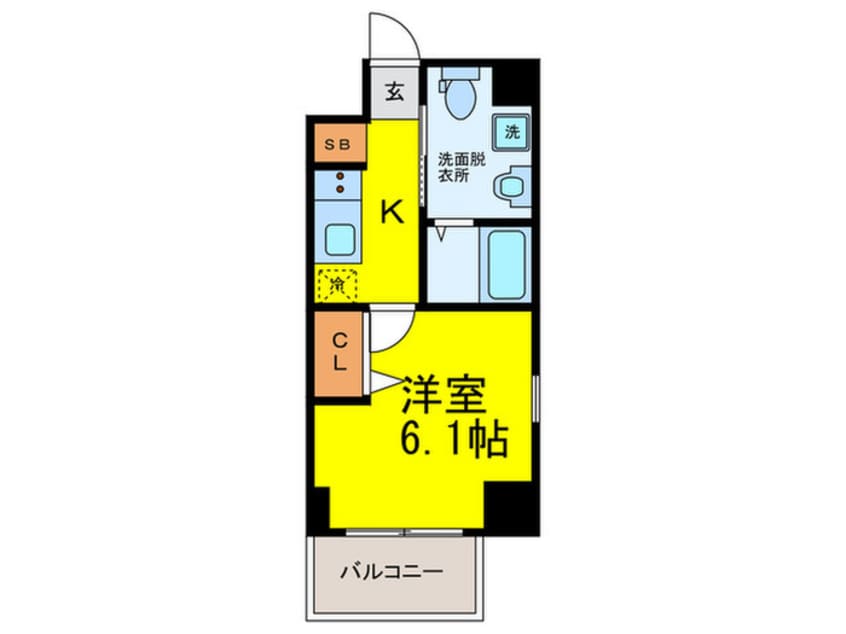 間取図 Ｌｉｖｅ Ｃａｓａ田辺