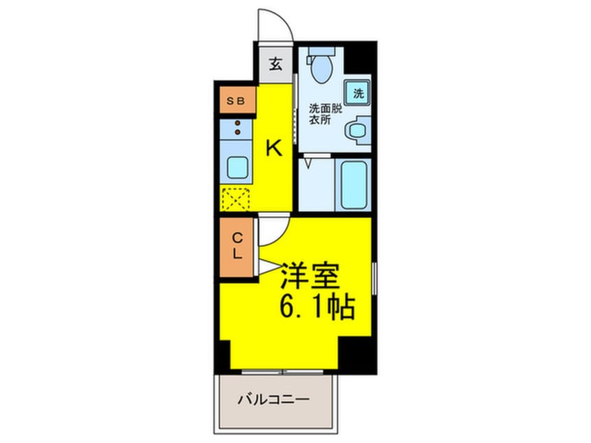 間取図 Ｌｉｖｅ Ｃａｓａ田辺