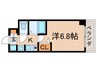 ベラジオ河原町御池（303） 1Kの間取り