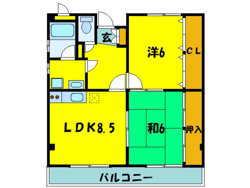 間取図 プロヴァンス イン マツバラ