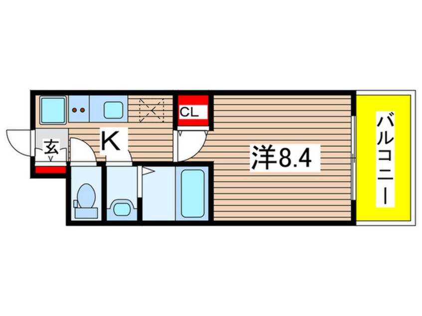 間取図 プリモベント円町