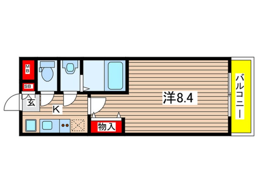 間取図 プリモベント円町