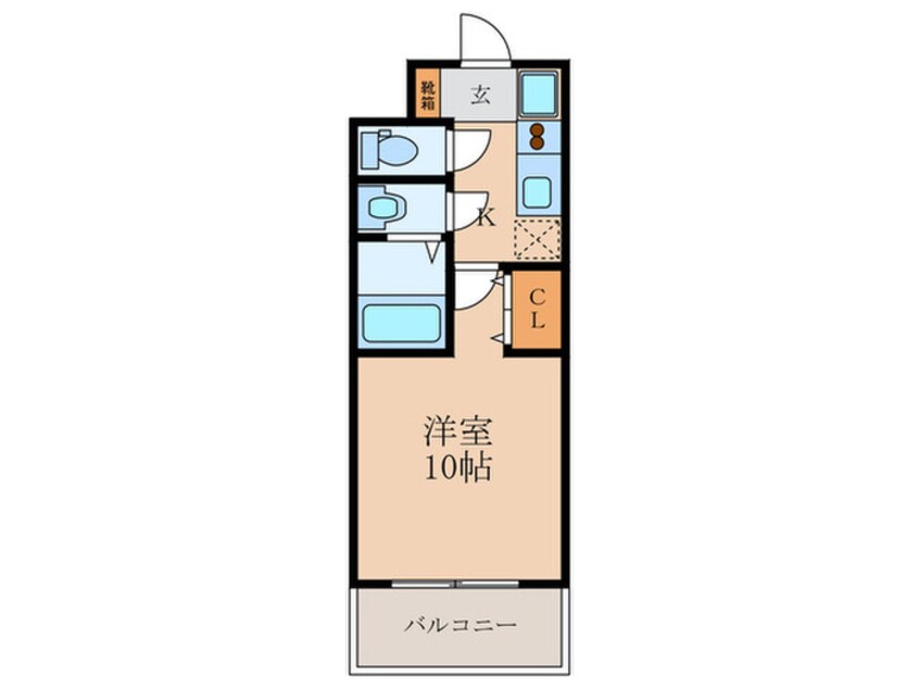 間取図 プリモベント円町
