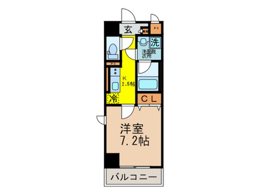 間取図 ルポゼ・ラ・クール