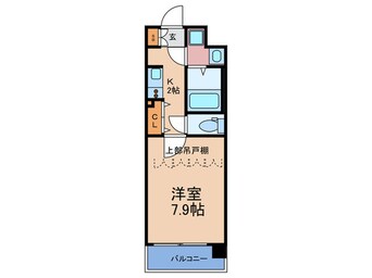 間取図 アドバンス東梅田アクシス(505)