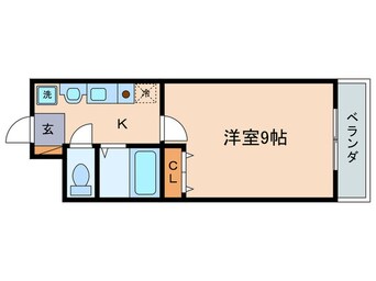 間取図 セコンダリー谷畑