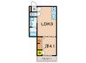 F asecia Attivo 1LDKの間取り