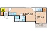 F asecia Attivo 1LDKの間取り