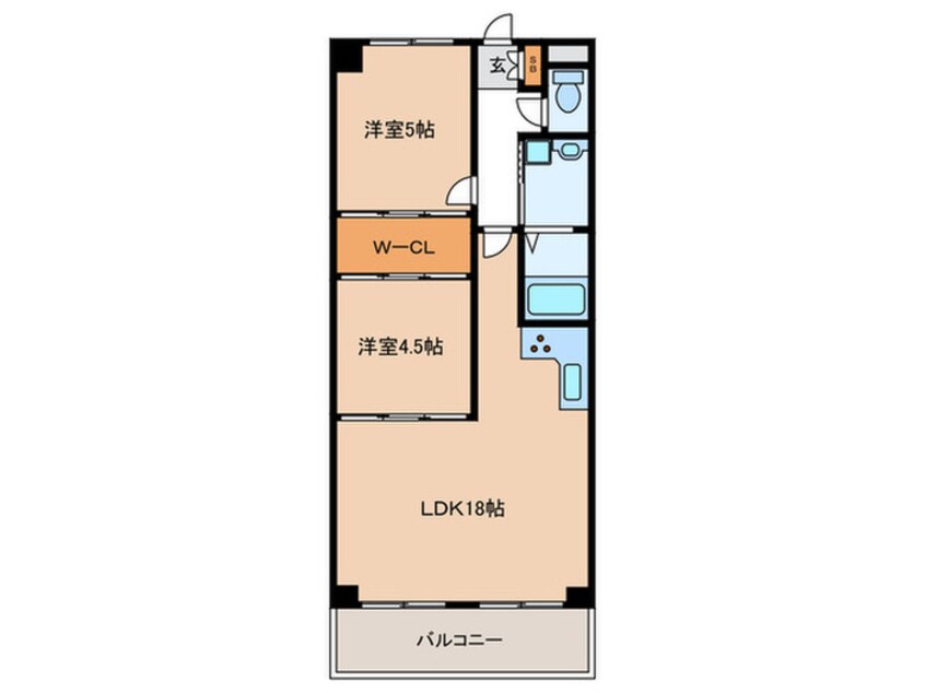 間取図 サンマリン舞子