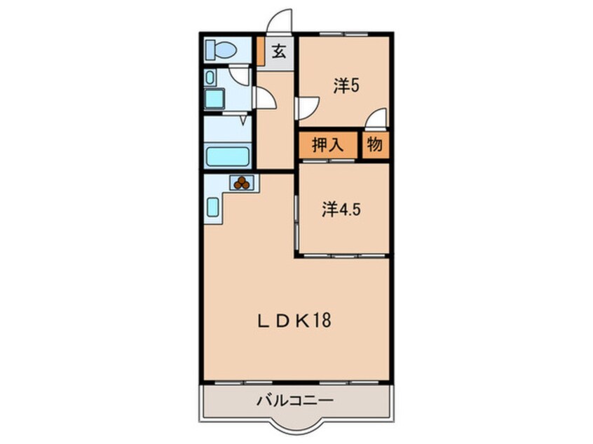 間取図 サンマリン舞子