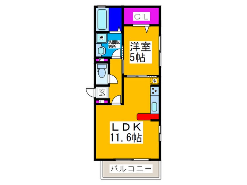 間取図 セレナーデ　Ｂ棟