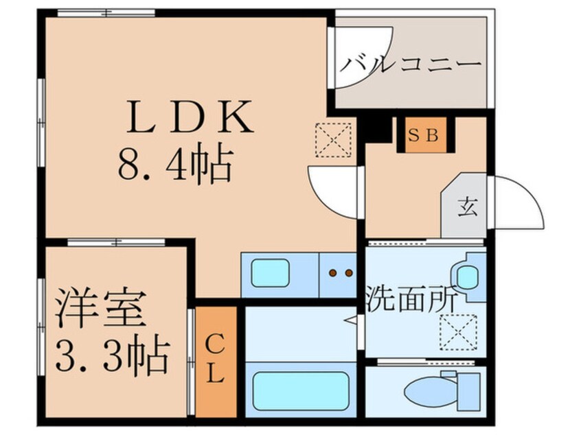 間取図 仮)メゾン・ド・勧修寺