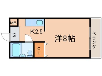 間取図 フォレスト深草