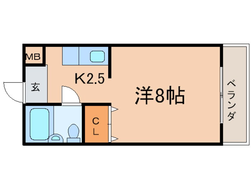 間取図 フォレスト深草