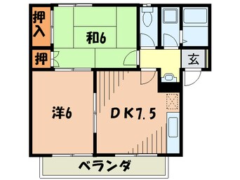 間取図 能登ハイツⅢ