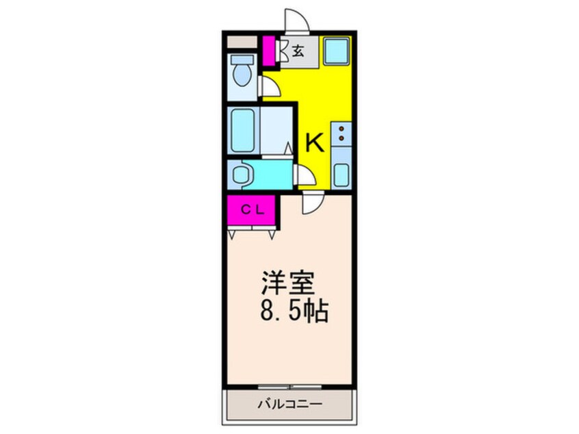 間取図 高槻コートパッション
