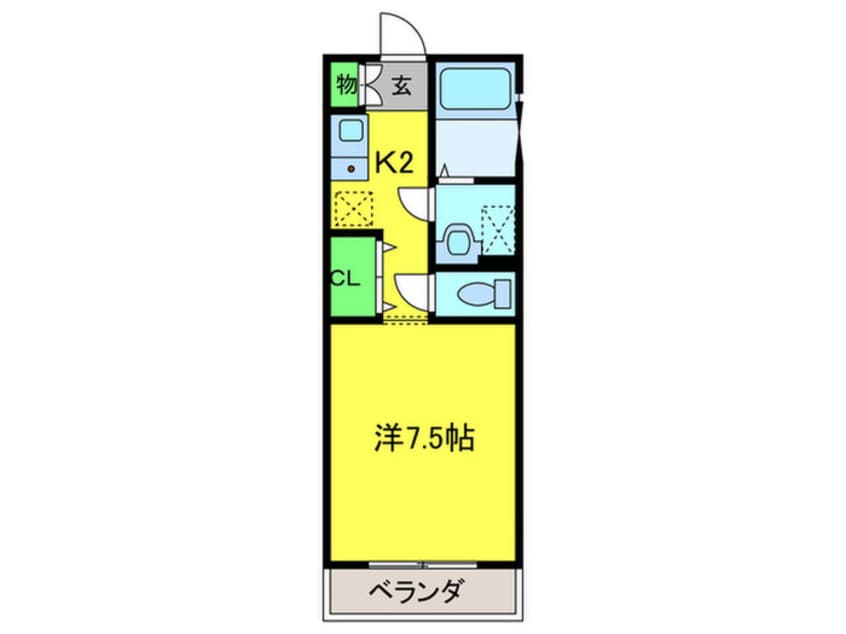 間取図 コ－ト石津川