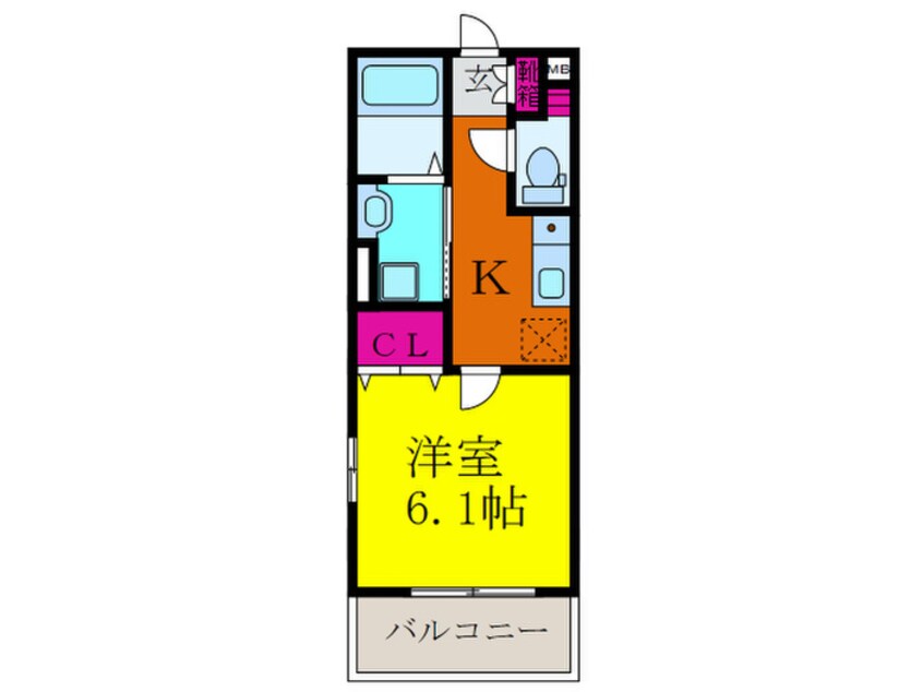 間取図 Flora正雀