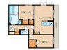Ｎｏｒｔｈ　Ｃｏａｓｔ 2LDKの間取り