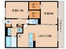 Ｎｏｒｔｈ　Ｃｏａｓｔ 2LDKの間取り