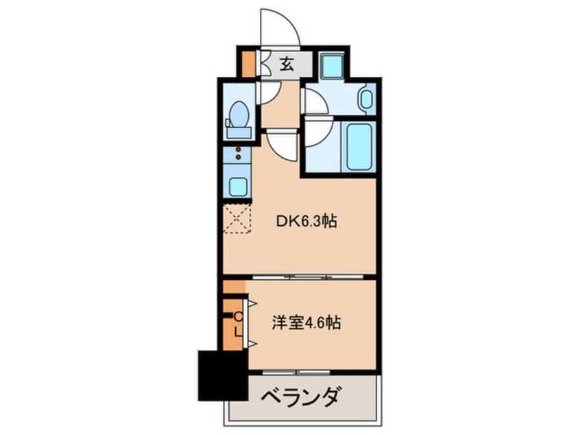 間取図 アーバネックス同心