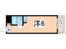 リリーフ明日香新石切 1Rの間取り