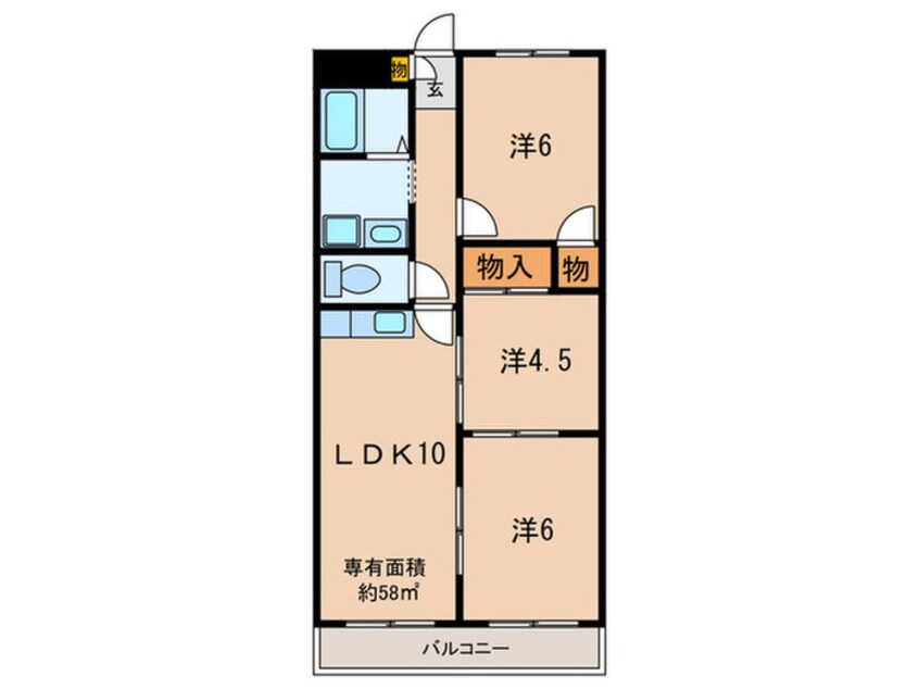 間取図 土師ハイツ