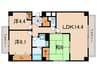 Ｍ´Ｓ櫨塚 3LDKの間取り