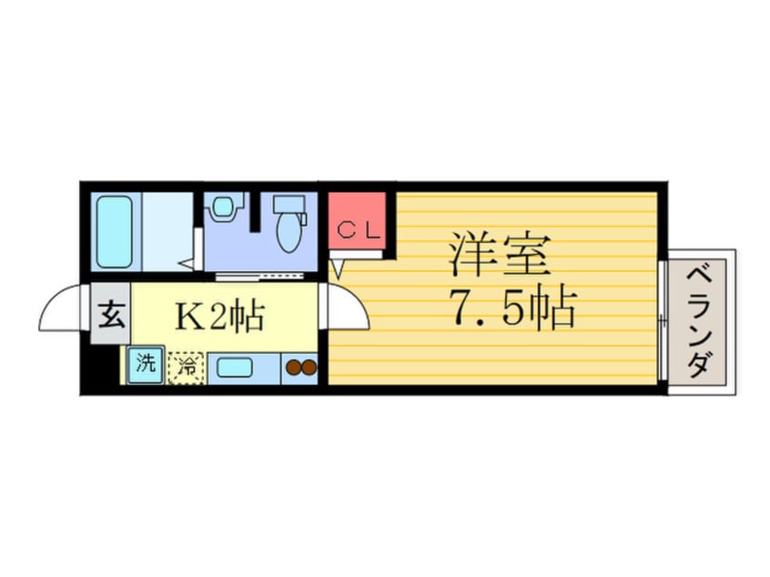 間取図 Requie大将軍