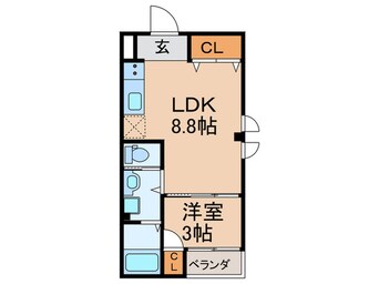 間取図 アハトハイクレジデンス南住吉