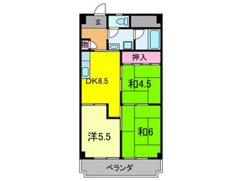 間取図 花園マンション巽