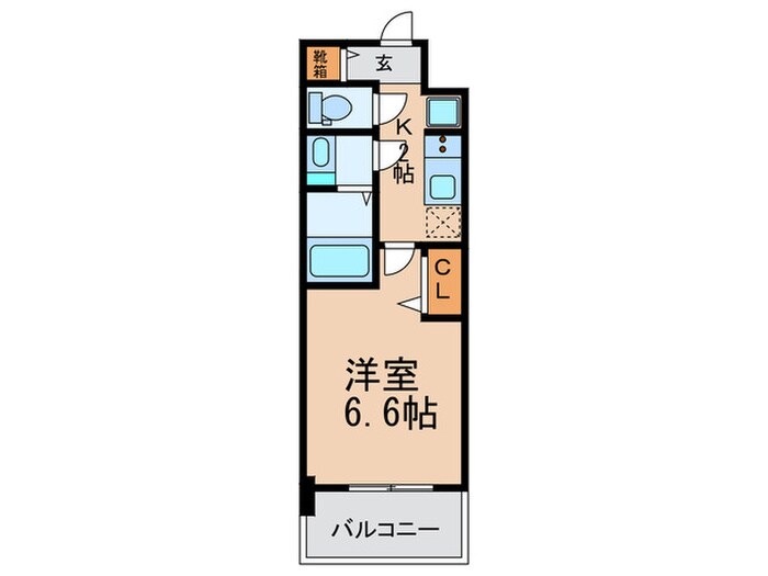 間取り図 ﾌﾟﾚｻﾝｽ天王寺ﾉｰｽｳﾞｨｱｰﾚ(1003)