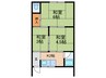 堀文化住宅 3Kの間取り