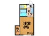 コ－ポ島町 1Kの間取り