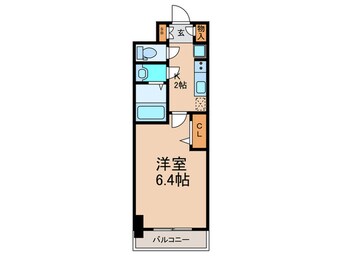 間取図 ﾌﾟﾚｻﾝｽ福島吉野ﾐﾅｰｼﾞ(1002)