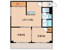 ベルフラワー山下 2LDKの間取り