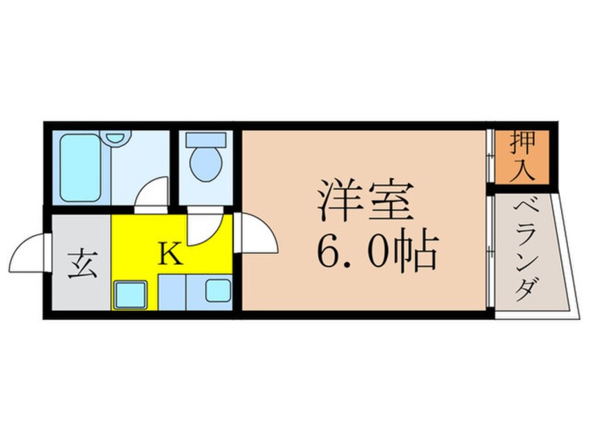 間取図 第２シャトーサンショウ