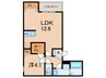 仮)ジーメゾン明石東二見 1LDKの間取り