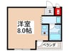８８ビル 1Rの間取り