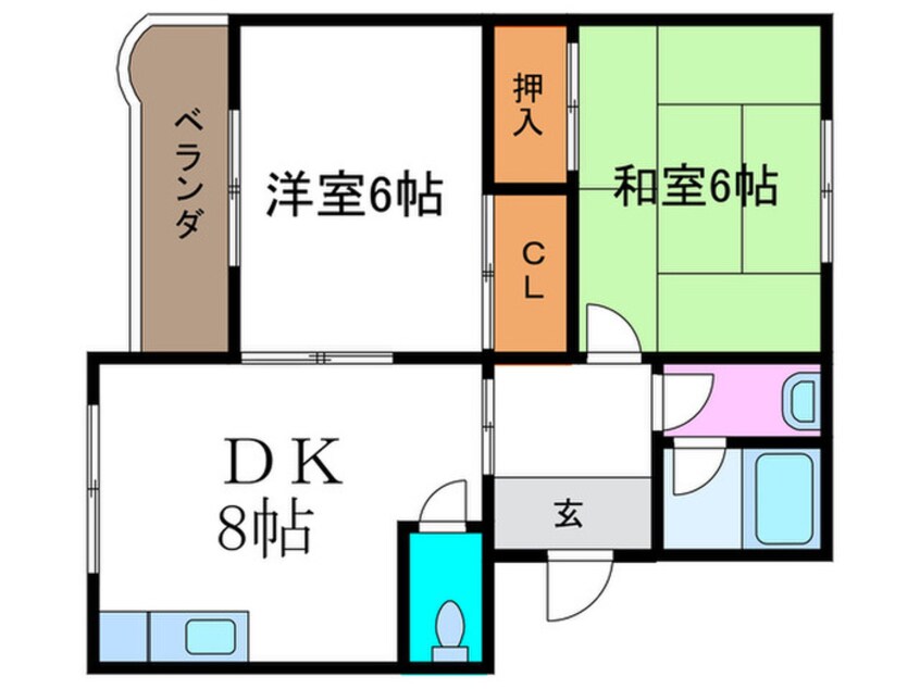 間取図 プリヴゥーイクシマ