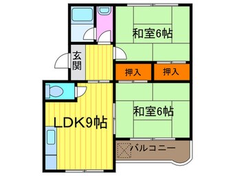 間取図 プリヴゥーイクシマ