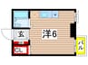 アーチ立花 2 1Rの間取り