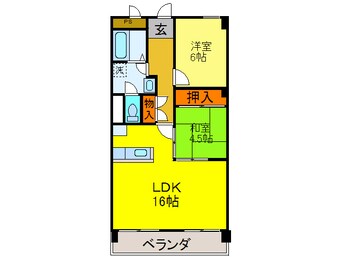 間取図 マンションＮＡＳＨＩＭＡ