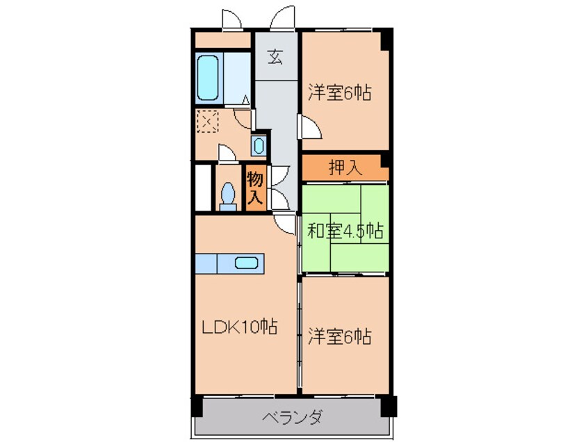 間取図 マンションＮＡＳＨＩＭＡ