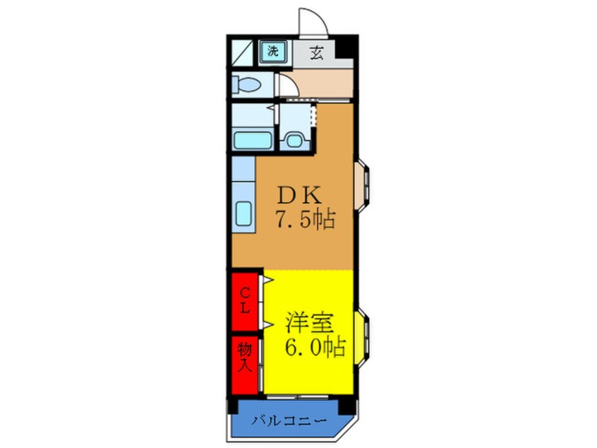 間取図 サニ－ハイツ伍晃