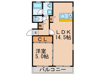 間取図 コニシハイツ