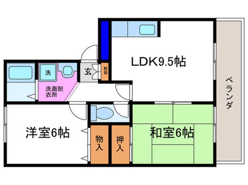 間取図 グランシャリオ