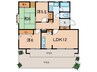 プラージュ芦屋 3LDKの間取り