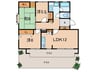 プラージュ芦屋 3LDKの間取り