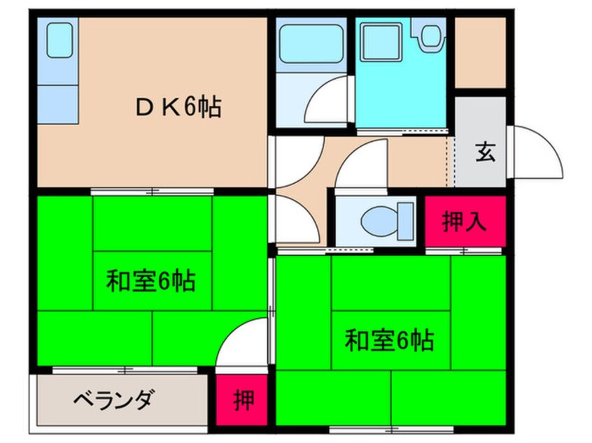 間取図 コーセー5番館